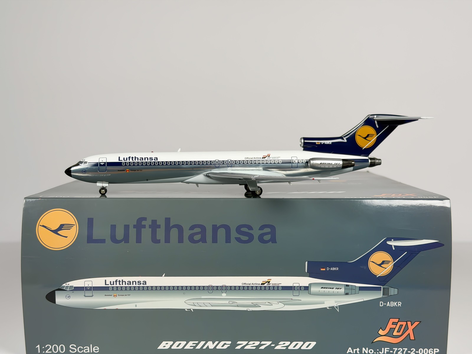 Lufthansa Boeing 727-200 1:200 Inflight200 D-ABKR (JF-727-2-006P)