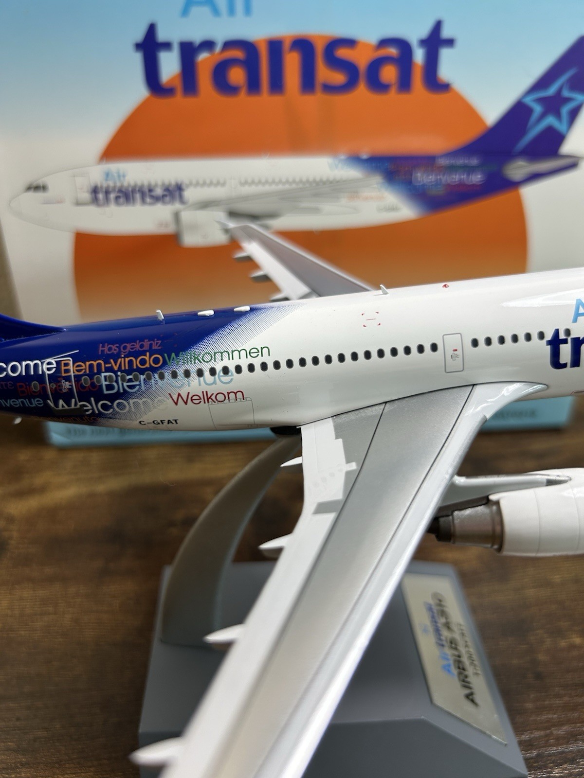 Inflight 1:200 Air Transit Airbus A310 Diecast Aircraft Model