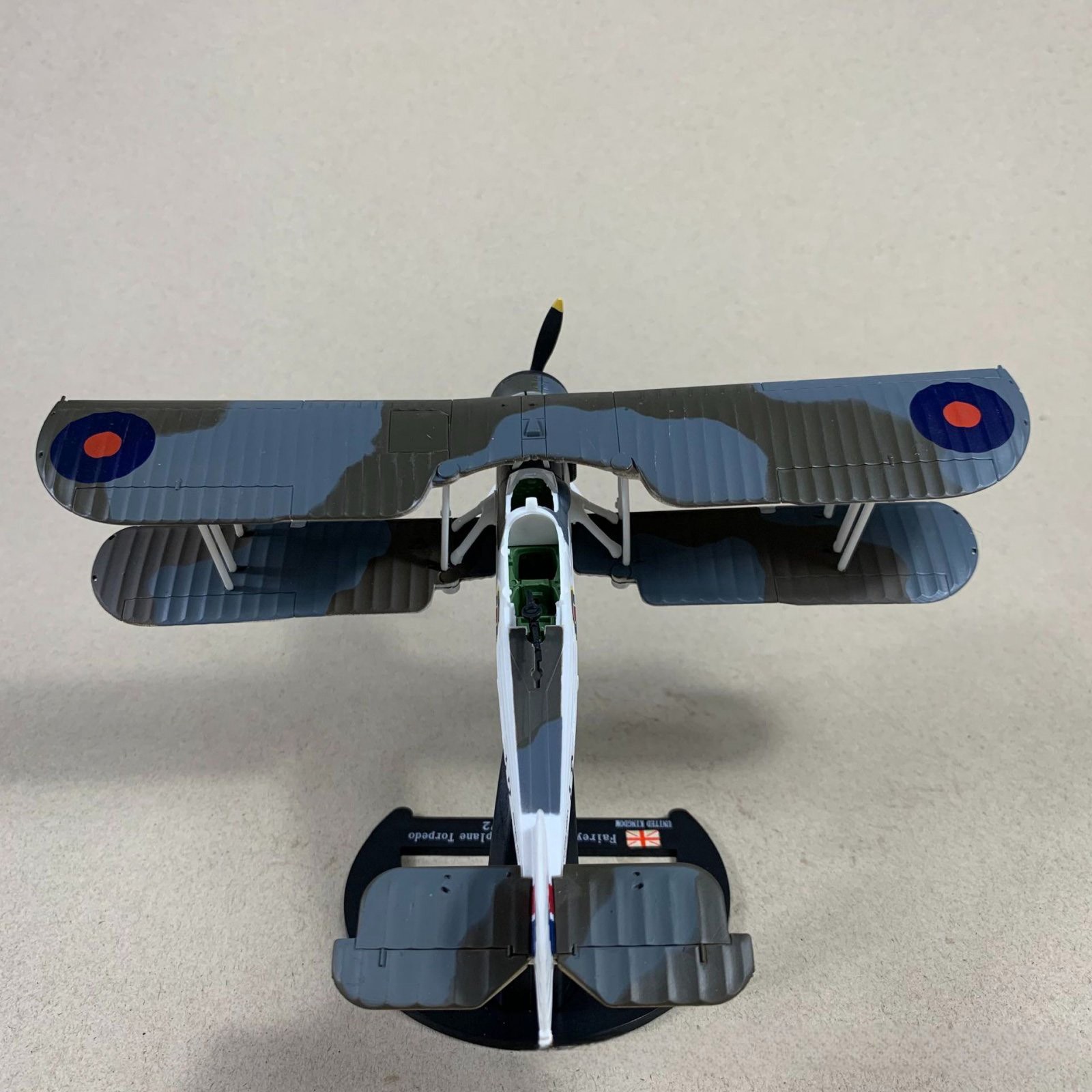 1/72 WWII British Navy Fairey Swordfish Aircraft Model Restore Original Airplane