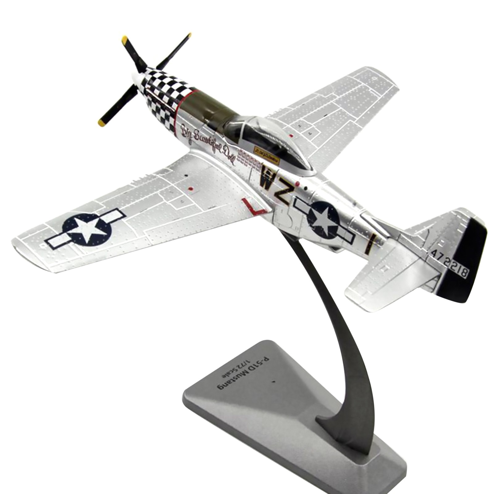 1/72 AF1 World War II US P-51 Mustang Fighter Aircraft Model Military Ornament i
