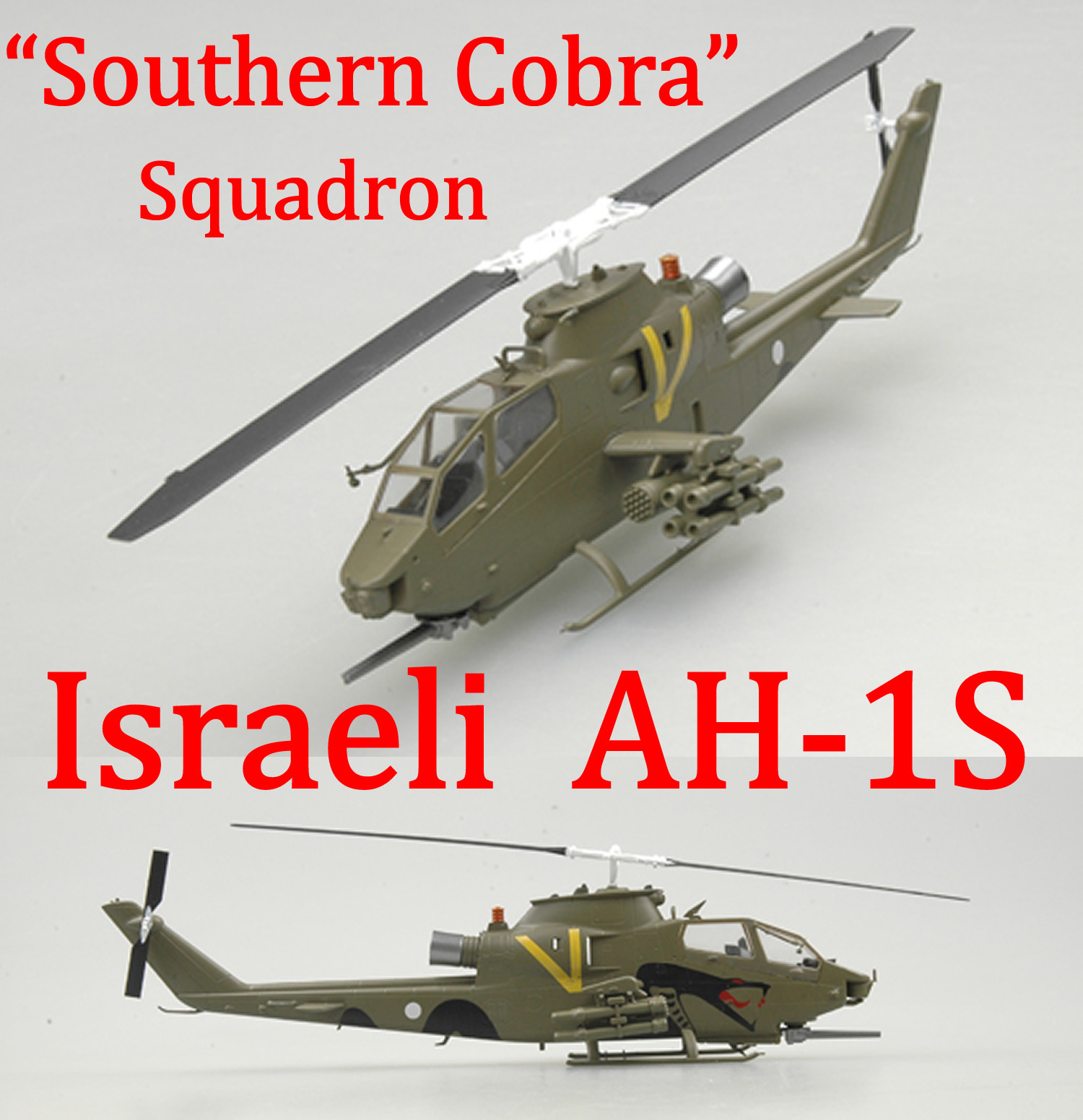 Easy Model 1/72 Israeli AH-1S “Southern Cobra” Squadron Attack Helicopter #37097