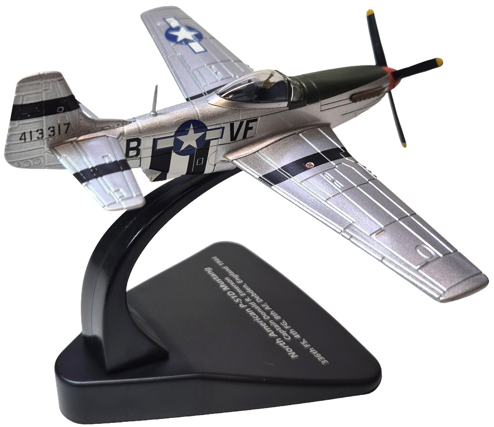 Oxford 1:72 P-51D Mustang USAAF Ace Capt. Donald Emerson “Debden Eagles” AC126