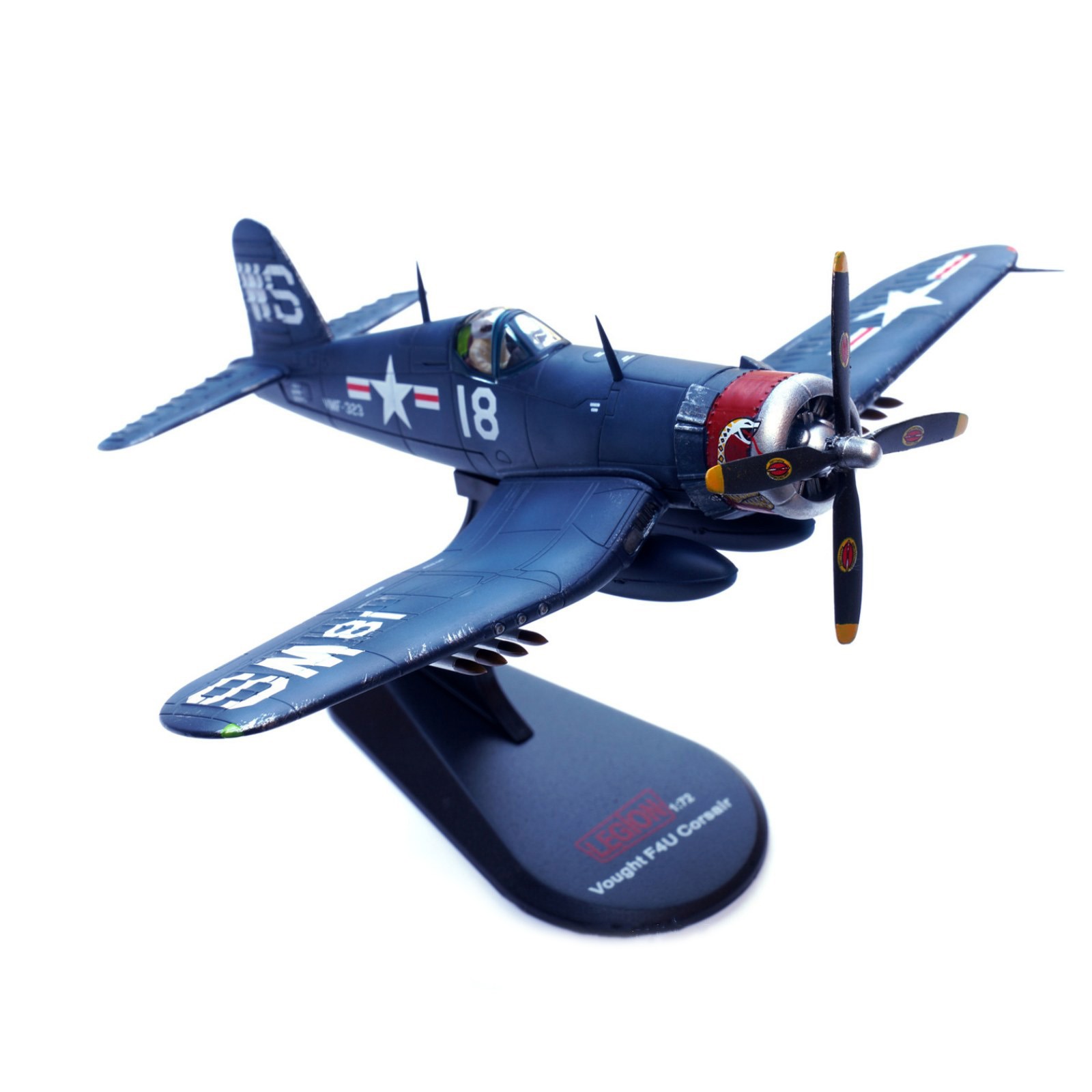 14cm Diecast Alloy 1/72 Scale WWII USMC F4U Corsair Fighter Miltary Model