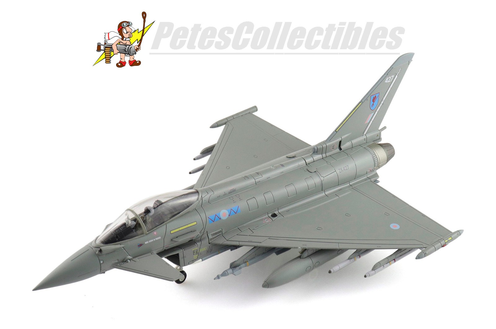 Hobby Master HA6625 Eurofighter TyphoonThe MacRobert Fighter ZK427 RAF 1/72