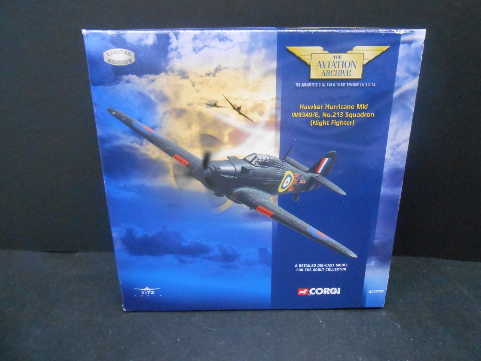 Corgi 1:72 WWII Hawker Hurricane Night Fighter Forces Of Valor