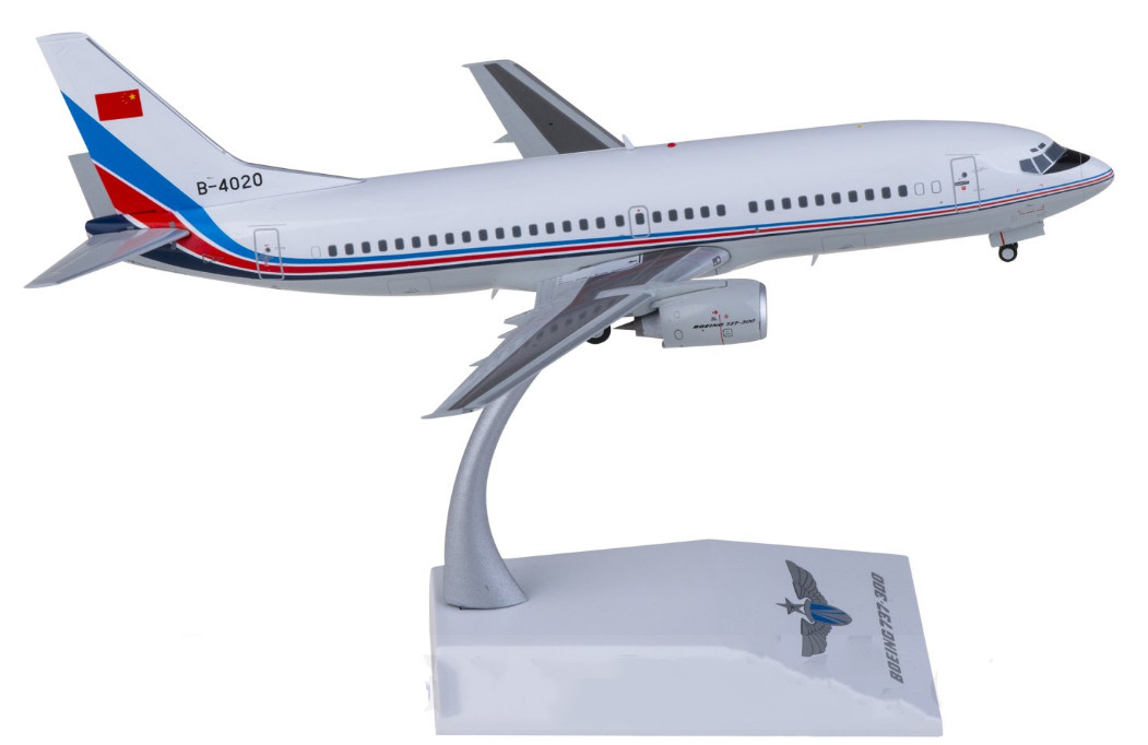 1:200 Patriot PLAAF Boeing 737-300 B-4020 Passenger Airplane Diecast Model