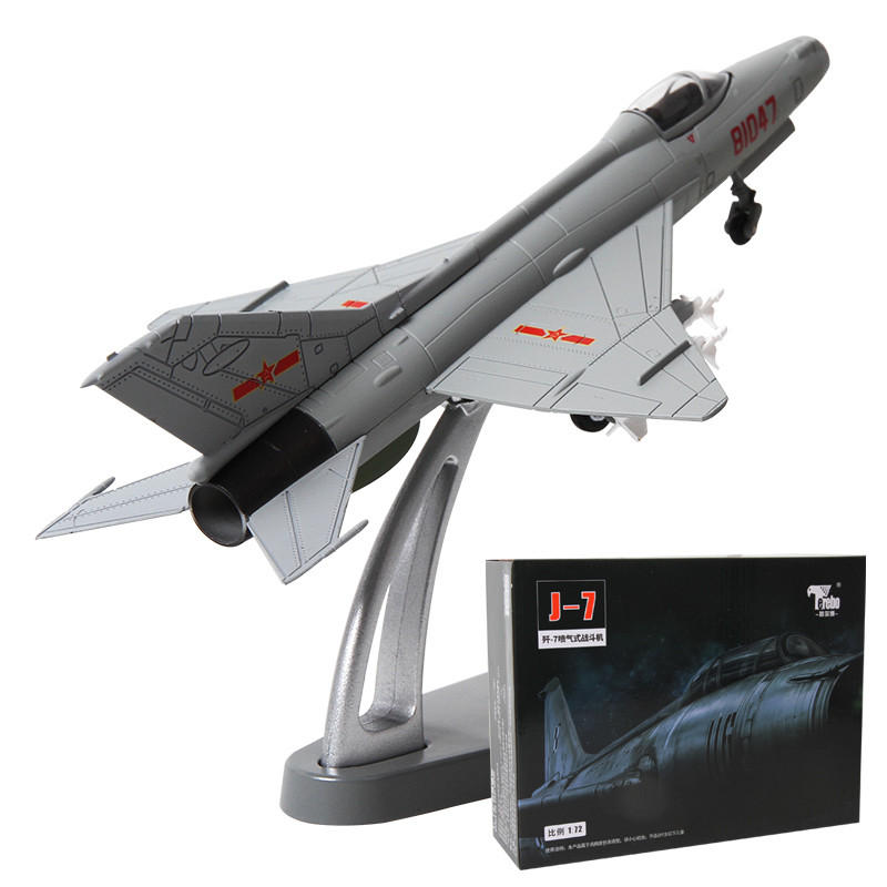 Terebo 1/72 China J-7 AVIC ShenYang J7 Fishbed Fighter Diecast Model
