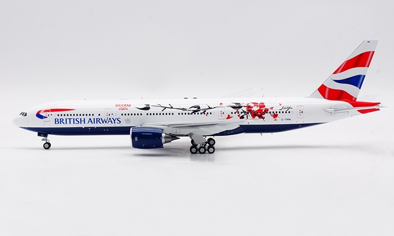 1:200 32CM ARD BRITISH AIRWAYS BOEING 777-200 Passenger Plane Diecast Model