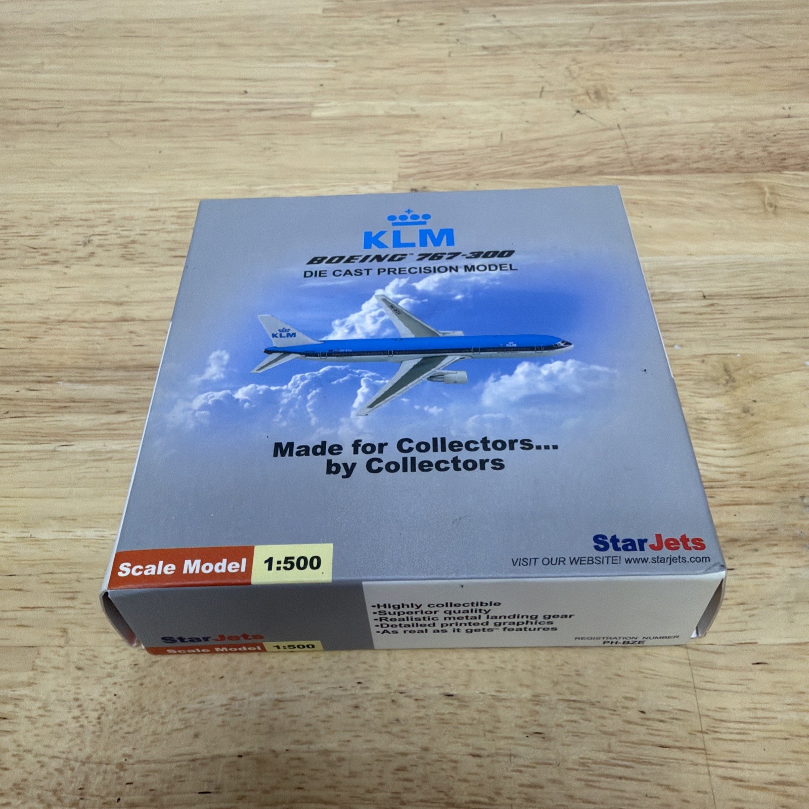 Star Jets KLM Boeing 767-300 -# SJKLM026 -PH-BZE- 1:500 New Old Store Stock NIB