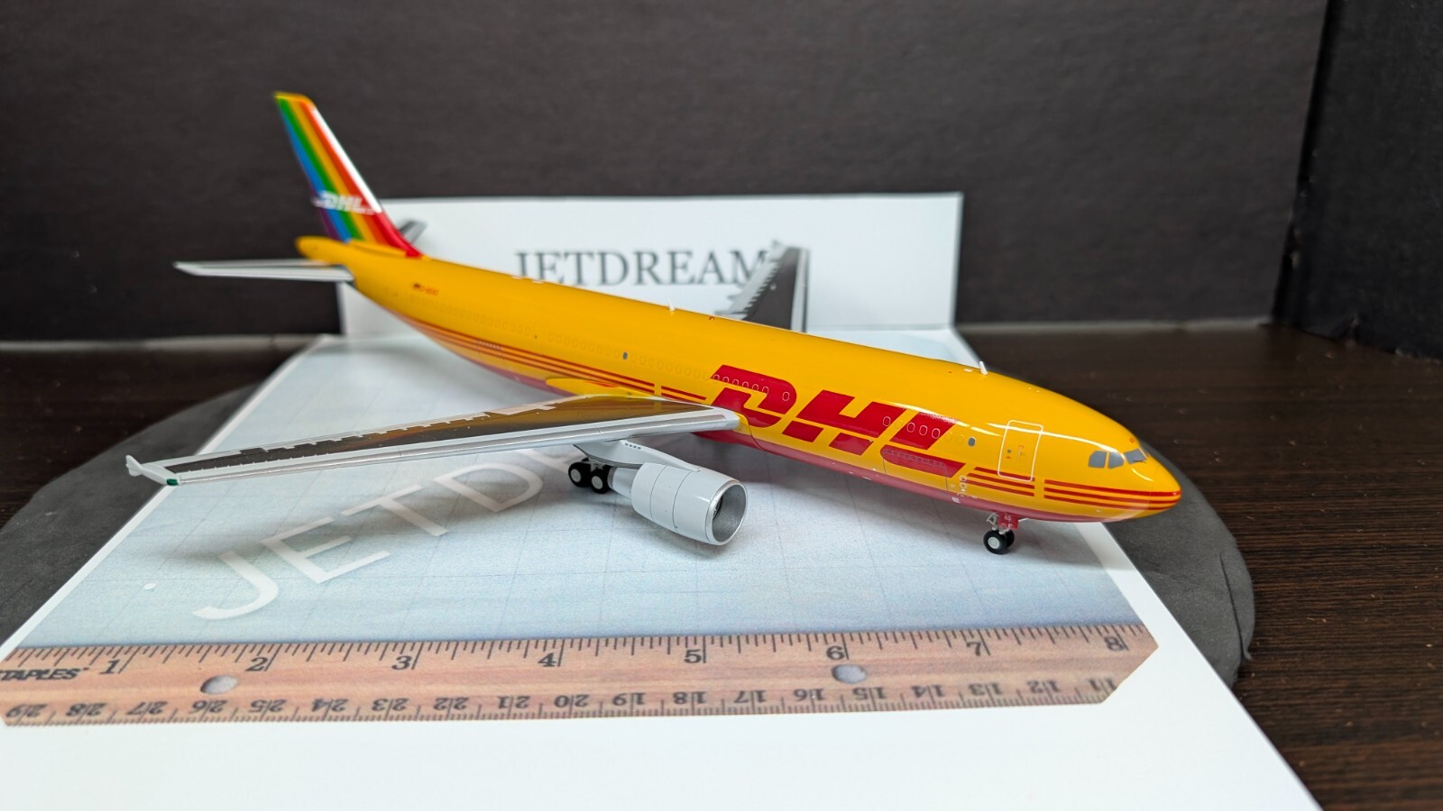 1/200 DHL EUROPEAN AIR TRANSPORT AIRBUS A300-600F PRIDE COLORS D-AEAS JC WINGS