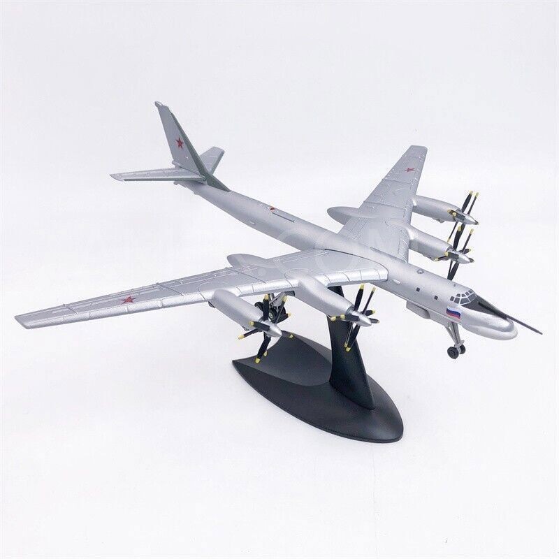 New Aircraft Model AMER Russia Air Force Tu-95 Bear Strategic Bomber 1/200 Scale