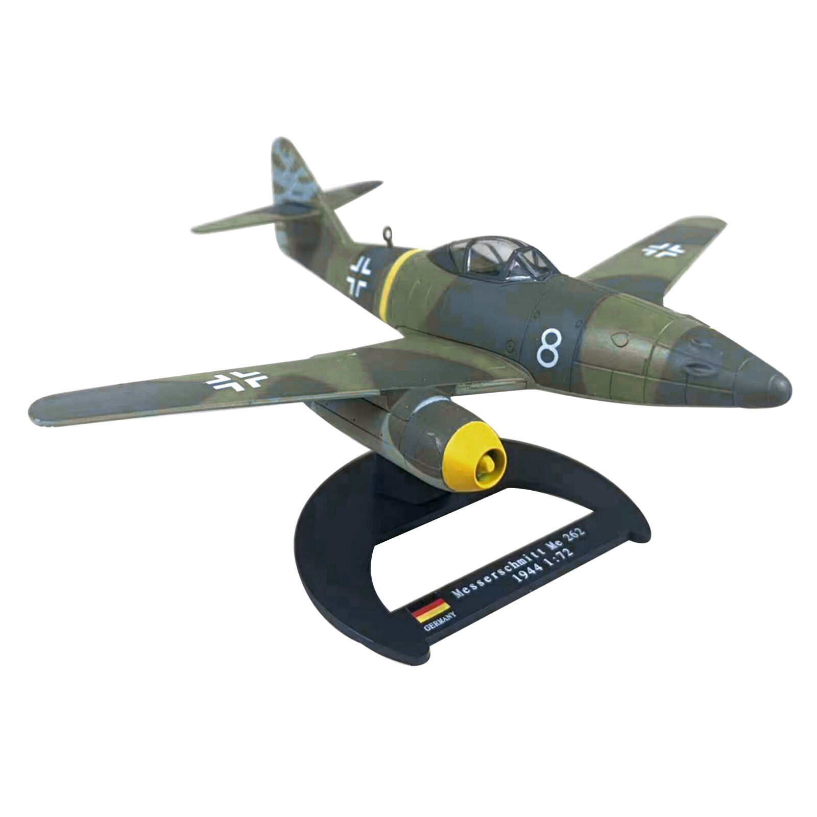 15cm Diecast 1/72 WWII German Messerschmitt Me-262 Fighter Model
