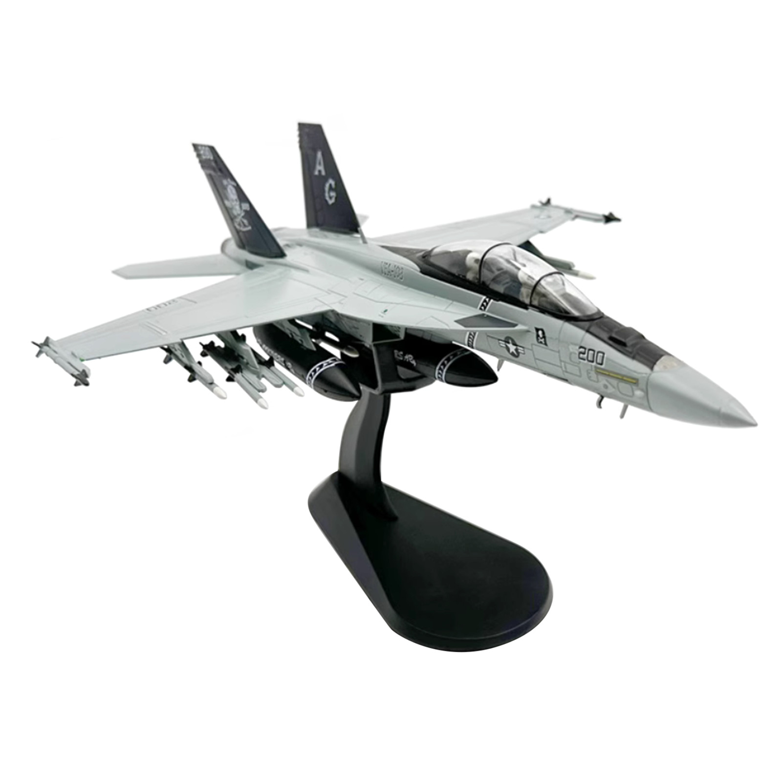 1/72 US F/A-18F F18 Super Hornet Strike Fighter Alloy Model Plane Static Display