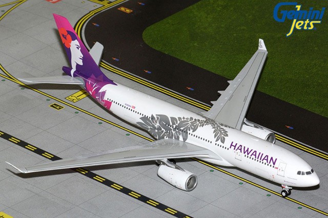 G2HAL1504 GeminiJets A330-200 1/200 Model N360HA Hawaiian Airlines