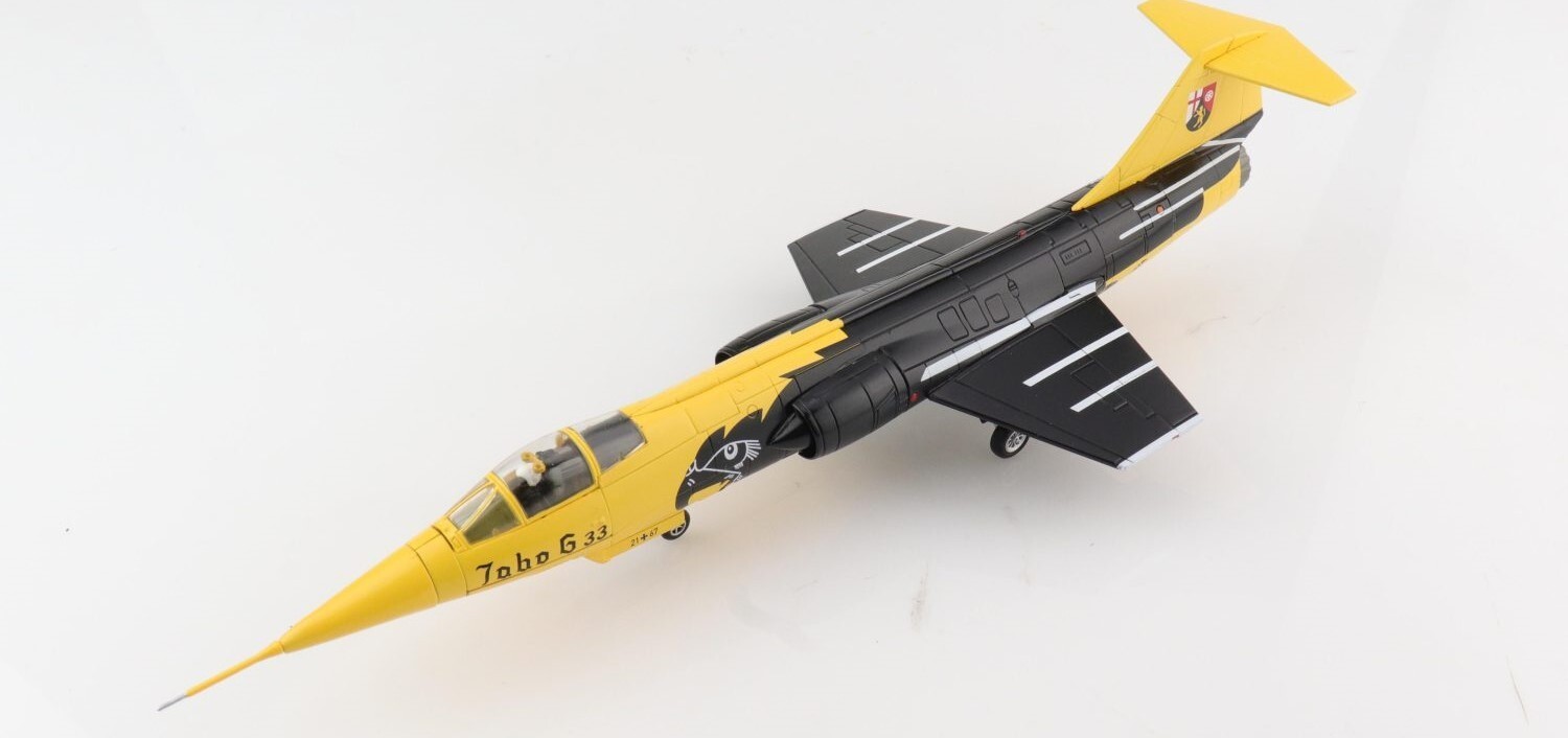 F-104G STARFIGHTER PLANE “JaboG 33 FAREWELL” 1985 – 1:72 HOBBY MASTER – HA1071