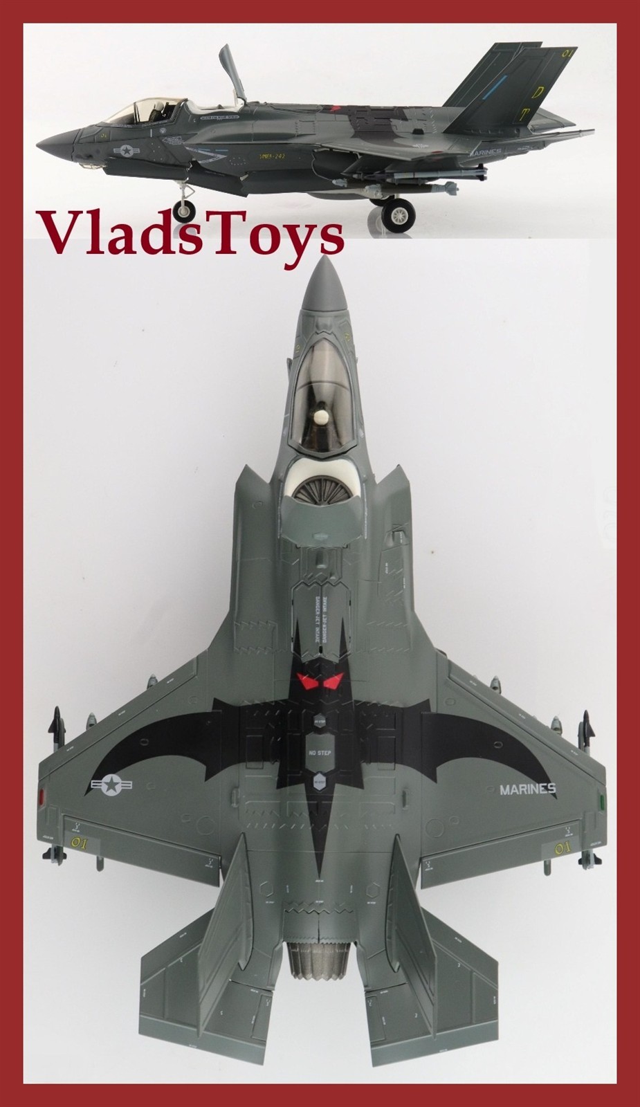Hobby Master 1/72 F-35B Lightning II VMFA 242 “Bats” Iwakuni beast mode HA4623