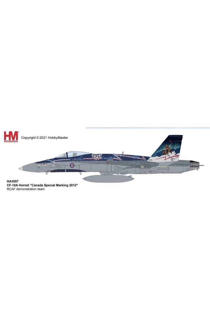 Hobby Master 1/72 McDonnell Douglas CF-18 Hornet RCAF Demo Team Canada HA3557