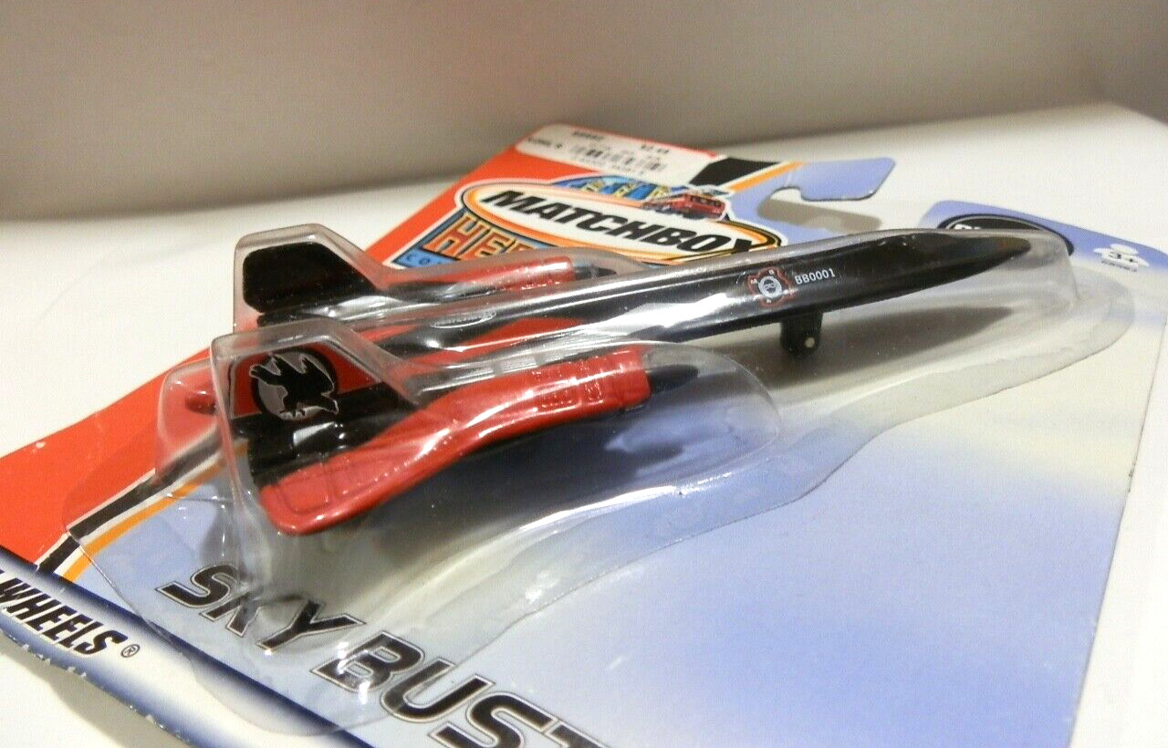 2002 Matchbox Sky Busters SR-71 Blackbird Hero City