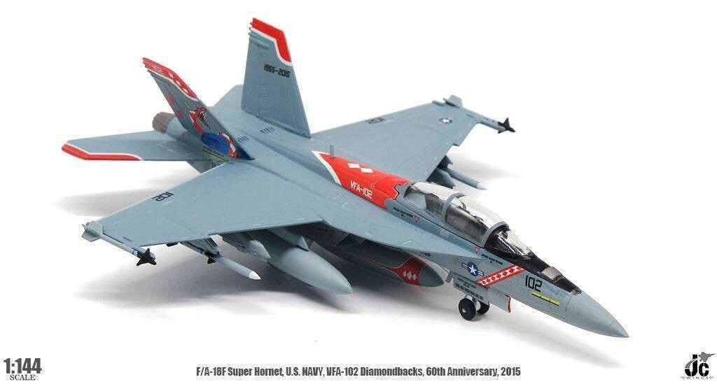 JC Wings 1/144 JCW-144-F18-001 F/A-18F Super Hornet USN VFA-102 Diamondbacks
