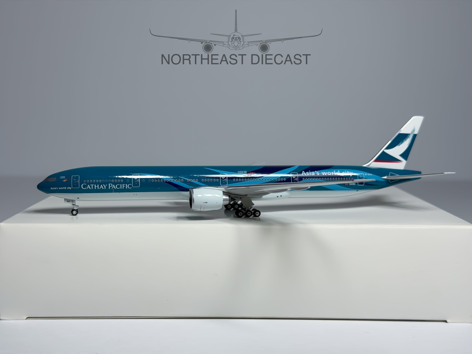 Cathay Pacific Boeing 777-300ER 1:400 Gemini Jets B-KPF (GJBKPF)