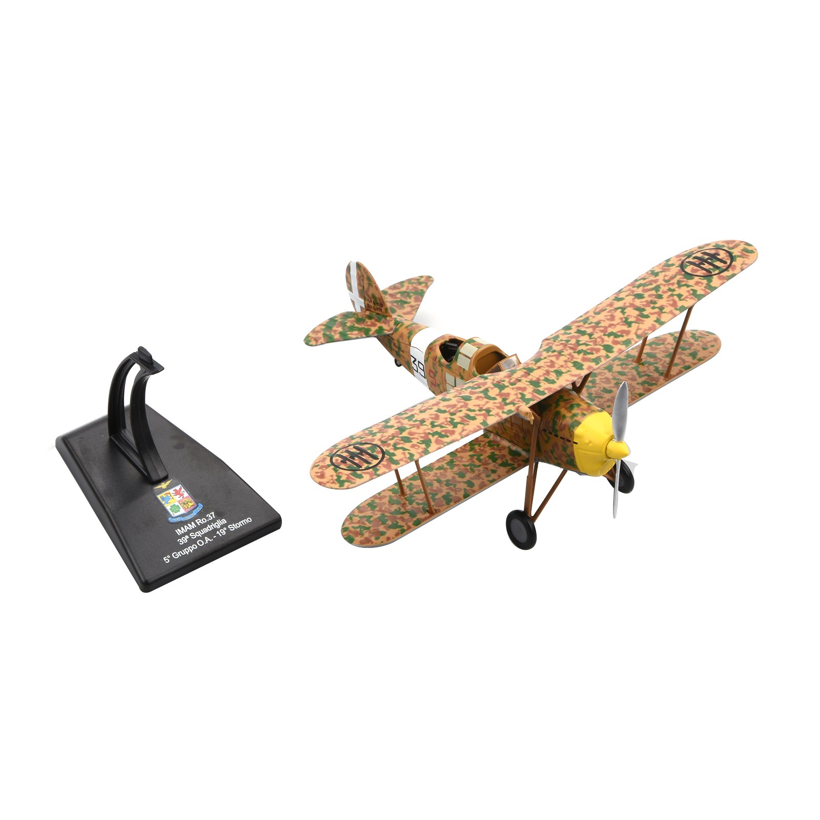 WWII Italian Air Force For IMAM Ro.37 1:72 Scale Alloy Plane With Rotating Prop