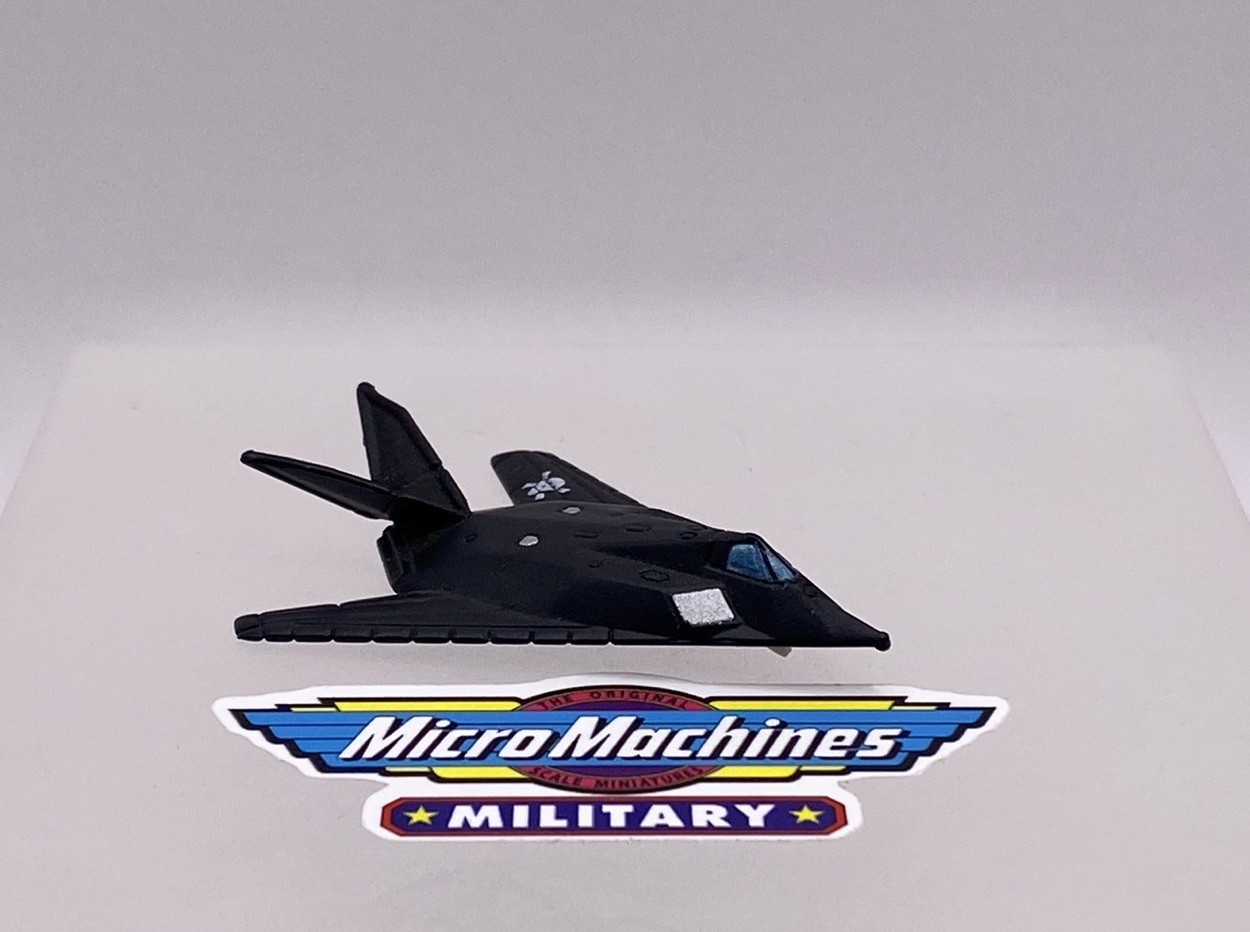 Micro Machines Military F-117 Nighthawk Fighter Aircraft Galoob LGTI 1994