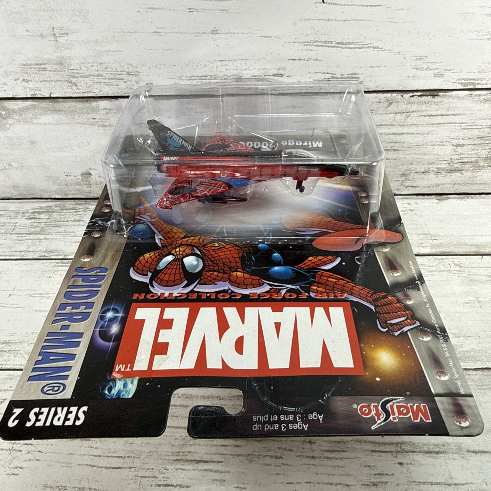 Maisto Ultimate Marvel Spider-Man Mirage 2000C Jet Diecast 2003 Air Force
