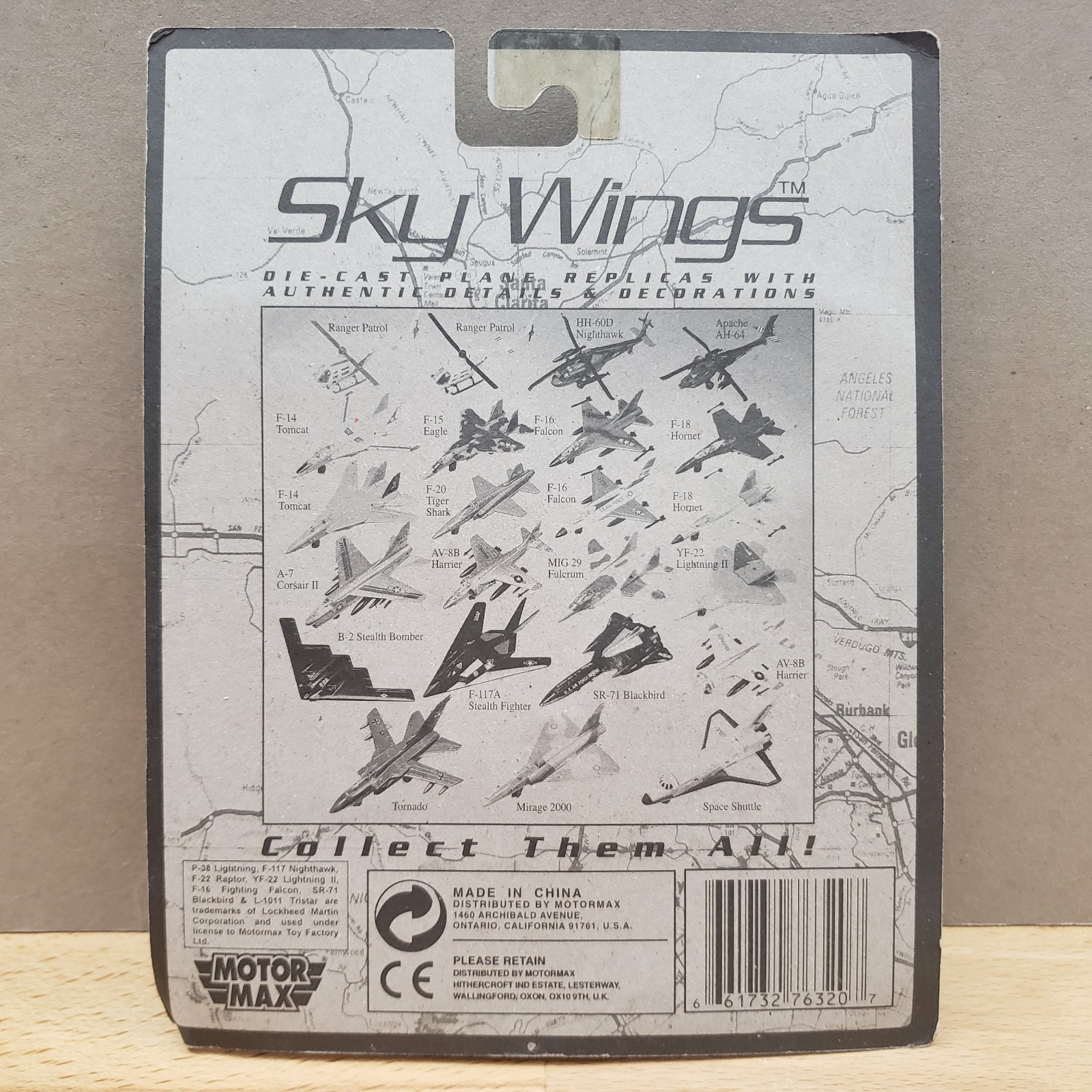 Sky Wings Lockheed YF-22 N22YF Lightning II U.S. Air Force Aircraft Diecast