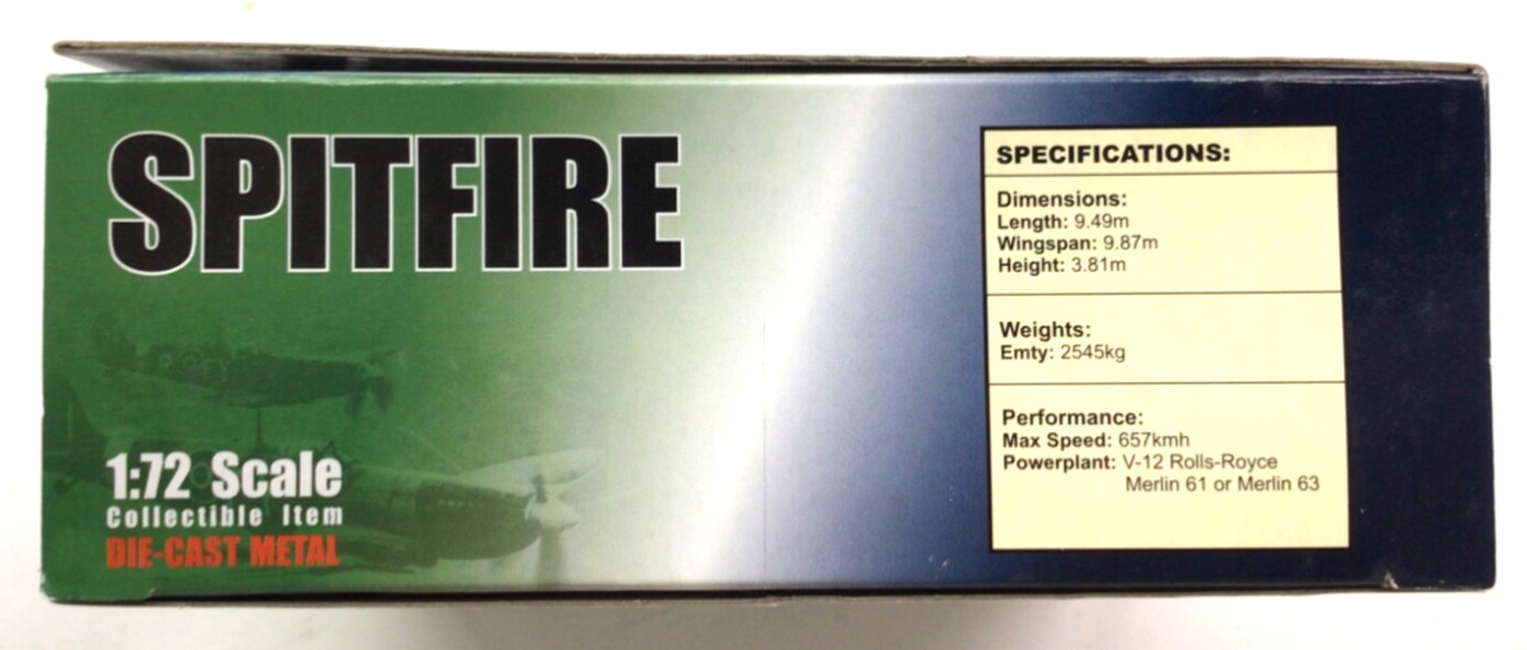 Sky Guardians WTW-72-002-013 Spitfire Mk VIII U.S. Army Air Force 307 Italy 1:72