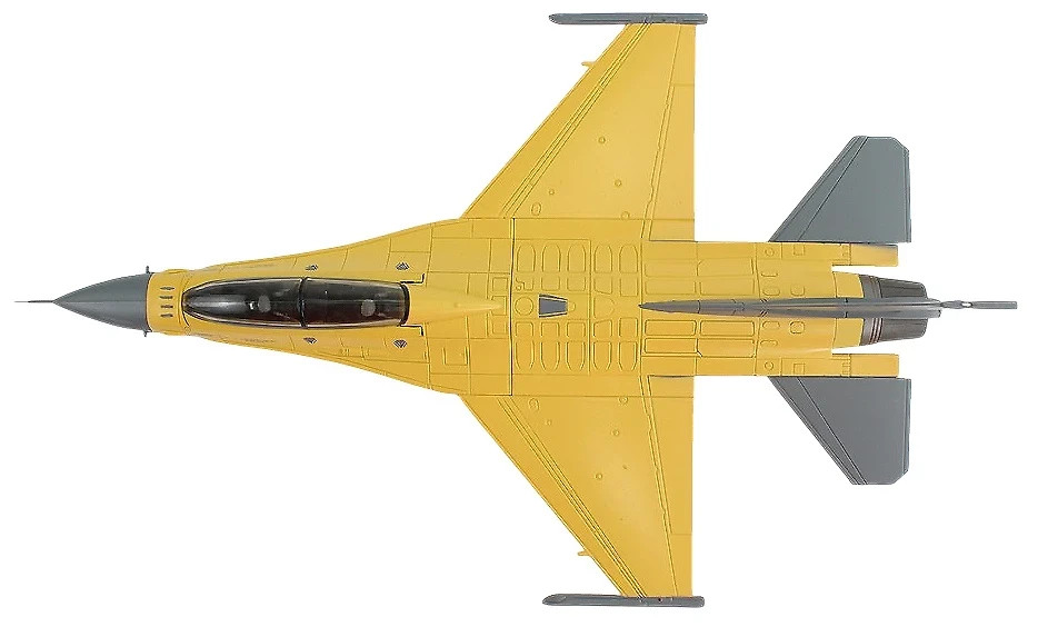 F16V Fighting Falcon Yellow Viper ROCAF Taiwan 1:72 Military Jet