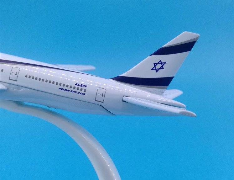 16cm El Al BOEING 777 Passenger Airplane Aeroplane Diecast Aircraft Plane Model