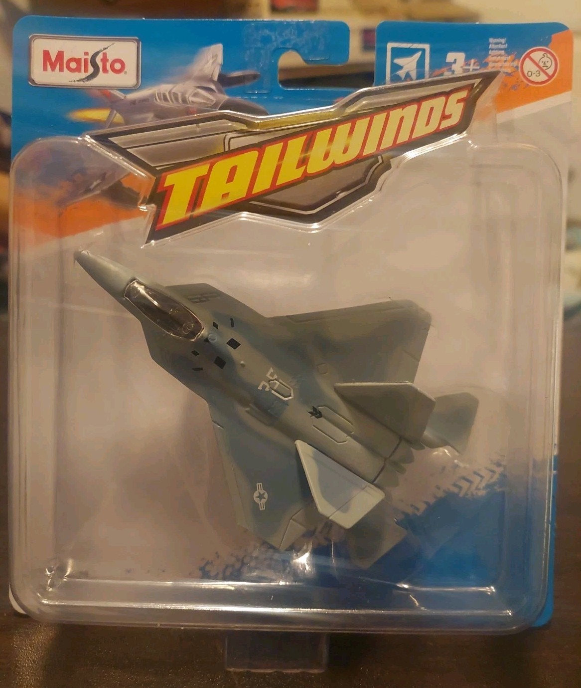 Maisto Tailwinds – F-22 Raptor – Stealth Fighter Jet – Diecast Aircraft Toy NEW
