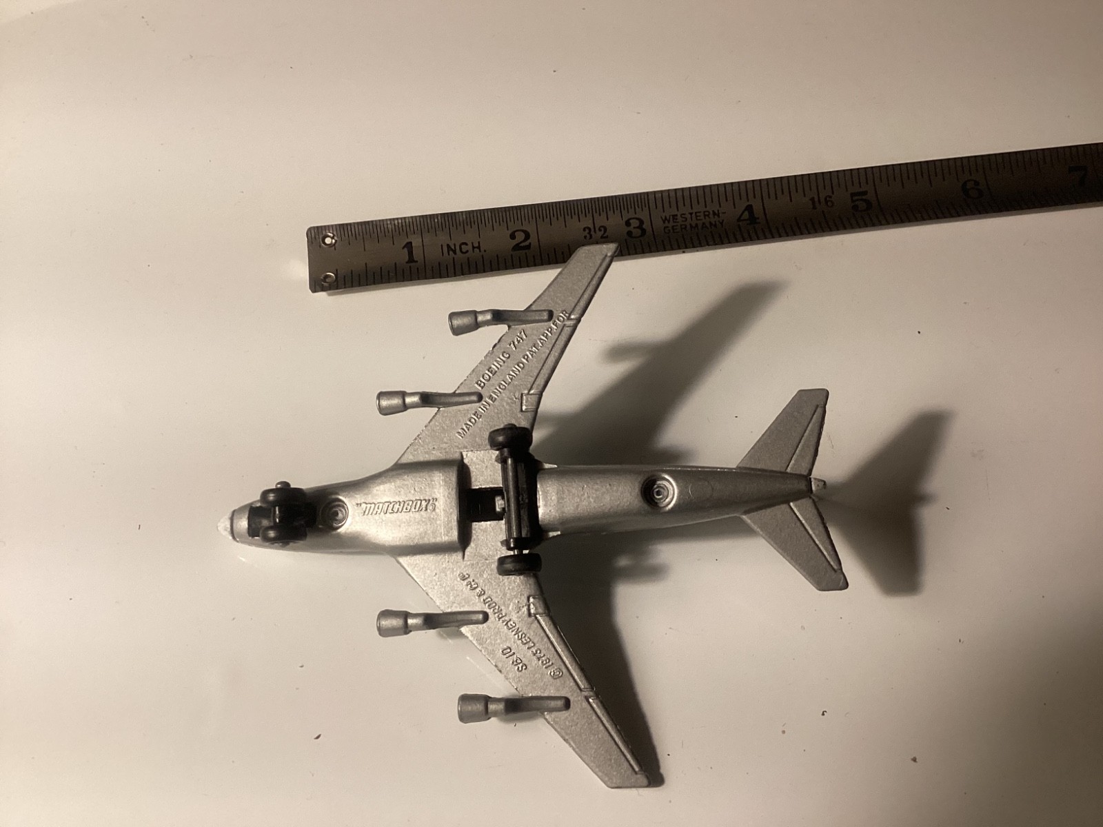 Vintage 1973 Matchbox Die Cast Sky Busters USA Boeing 747 SB-10 Air Force One