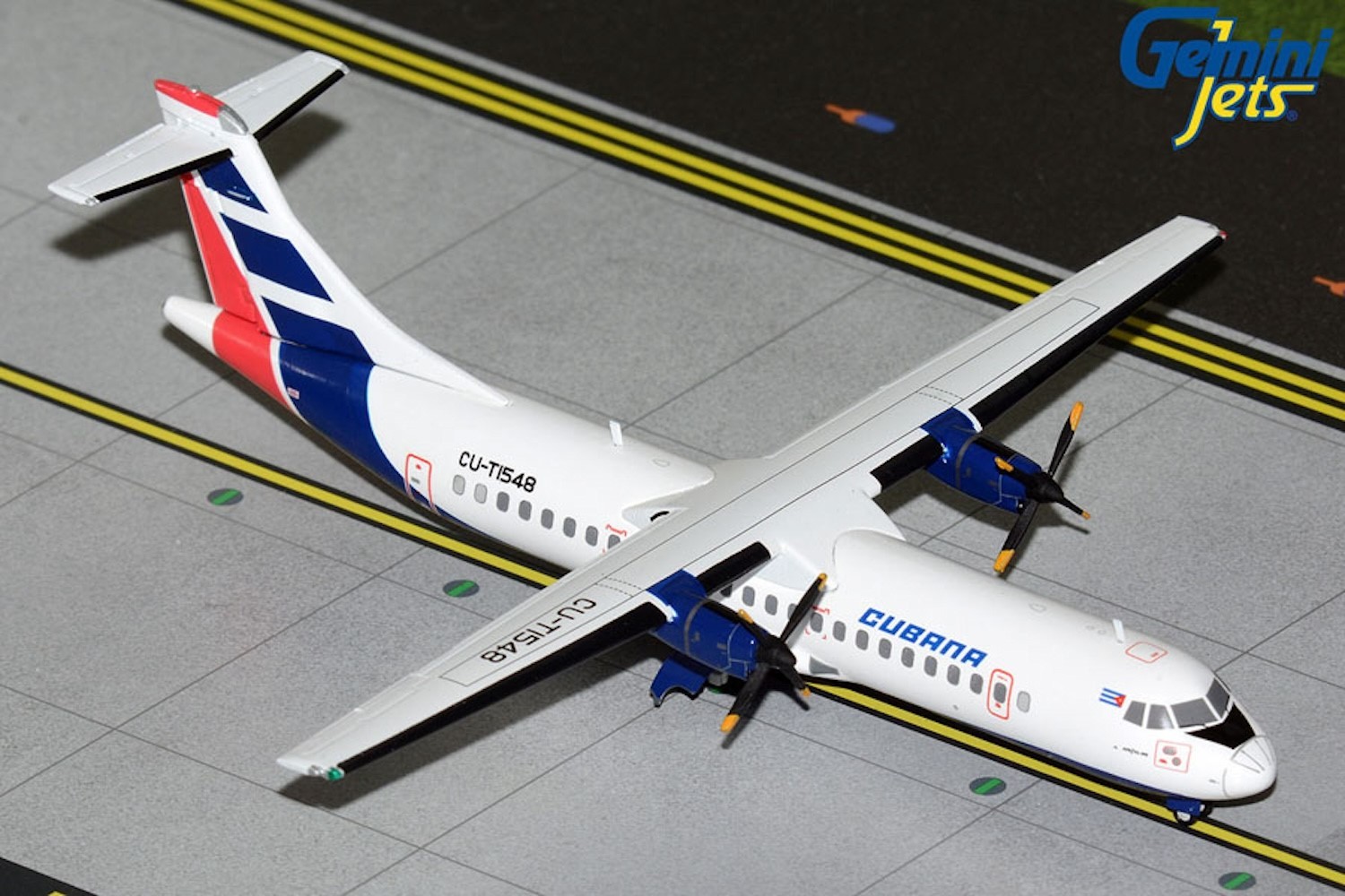 Cubana Regional ATR-72-200 CU-T1548 Current 1:200 scale diecast Gemini Jets