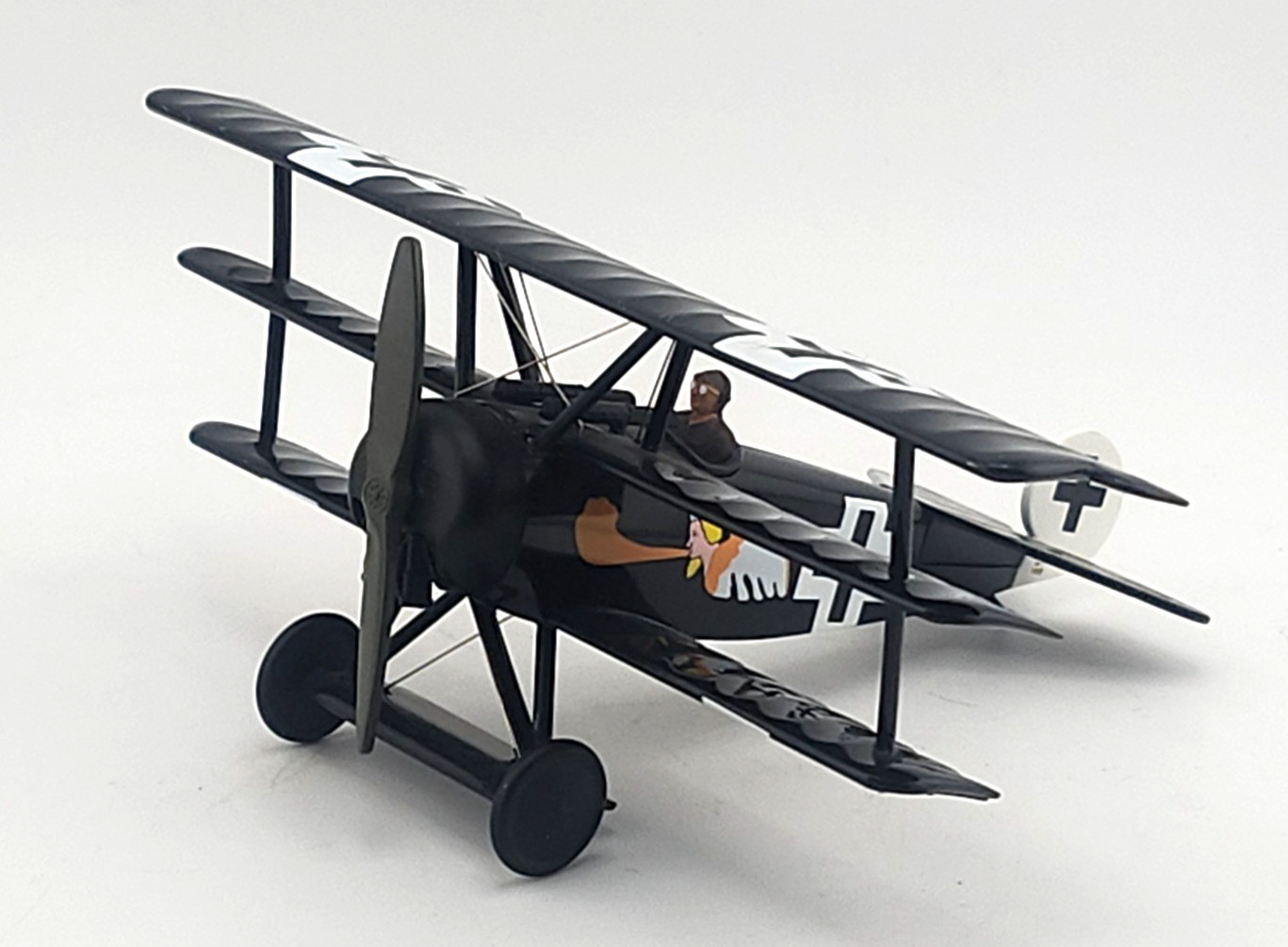 1:48 Model Power Diecast Military Model German Fokker Dr.I Triplane Fighter