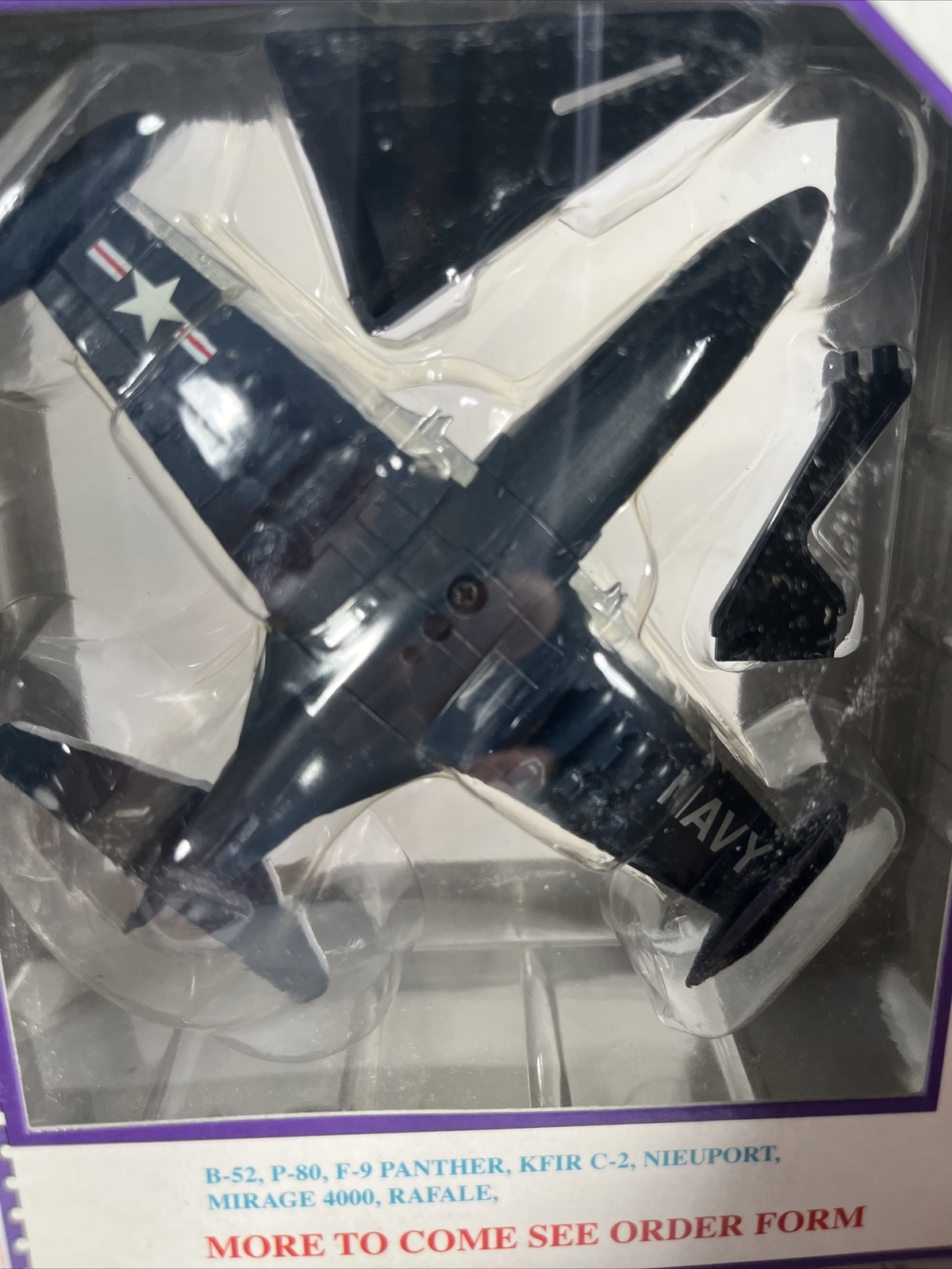 Model Power Postage Stamp Planes #5393 F-9 PANTHER 115B NAVY 1/100