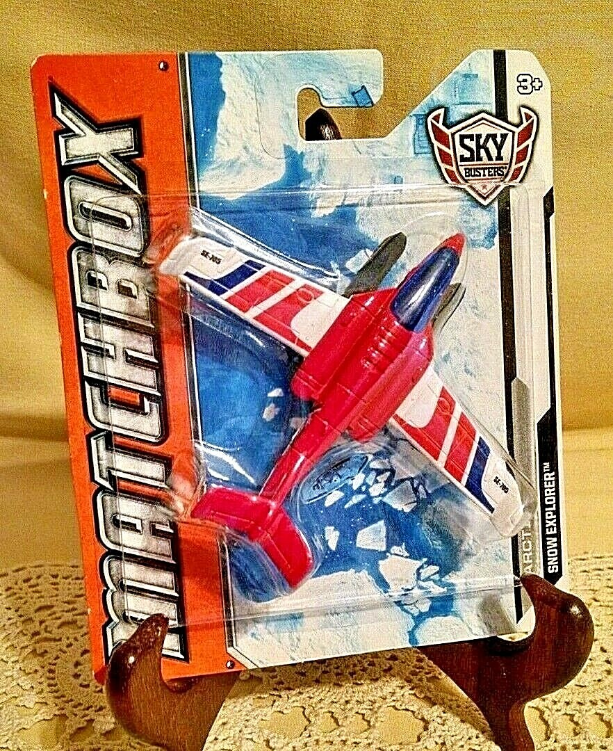 MATCHBOX SKY BUSTERS ARCTIC SNOW EXPLORER RED WHITE BLUE SE-705 2012 NEW MATTEL.