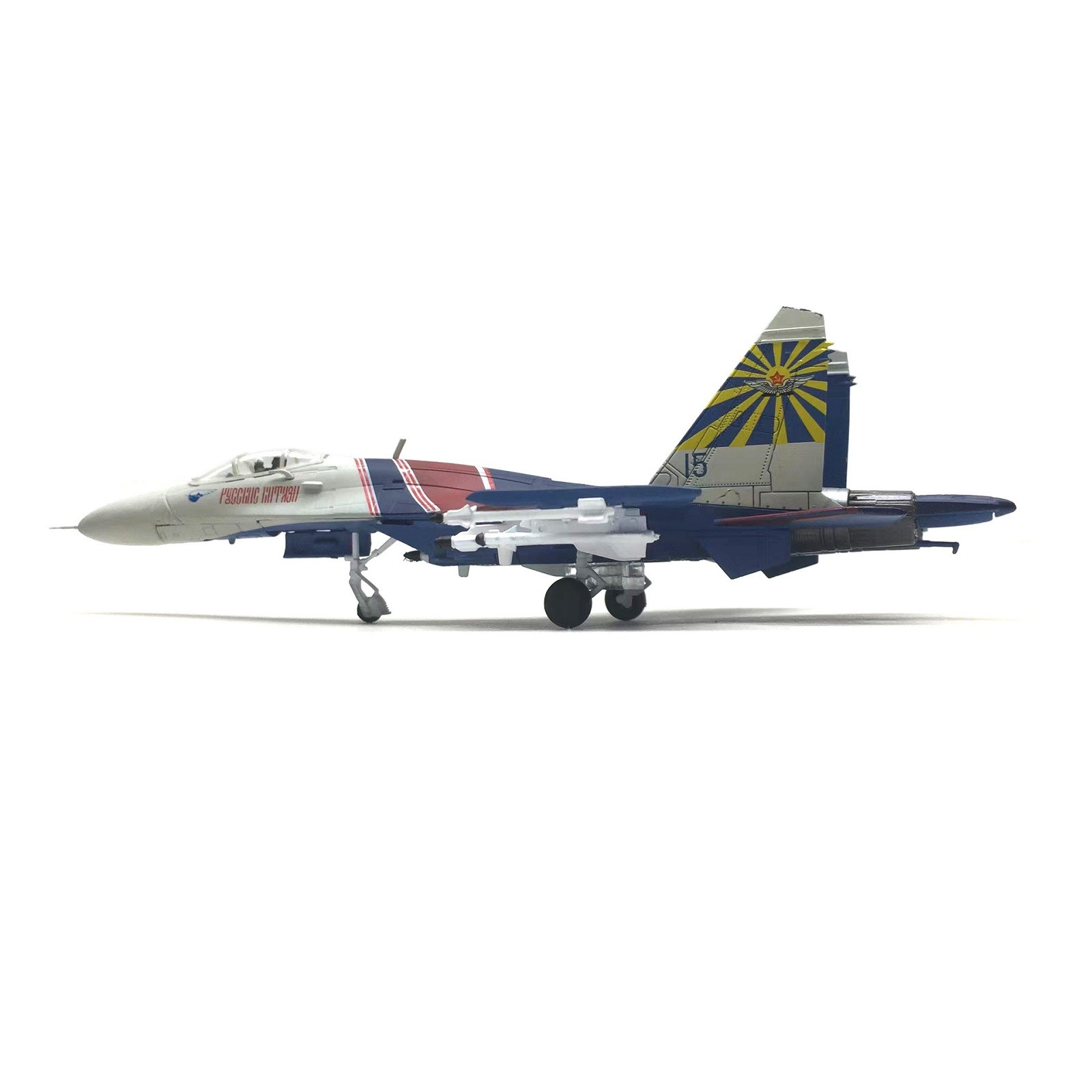 1: 100 Russian Su-27 Warrior Performance Aircraft Model Display Collection g