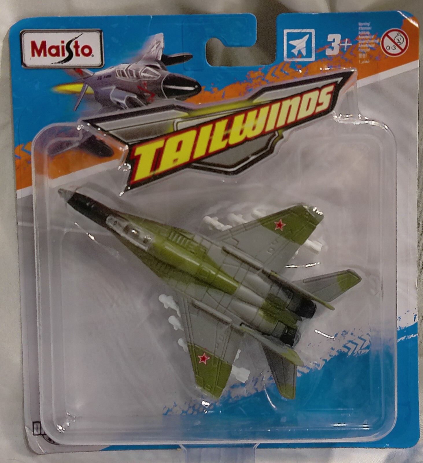 Mig 29 Fulcrum Fighter Jet Die-Cast Model From Maisto Tailwinds