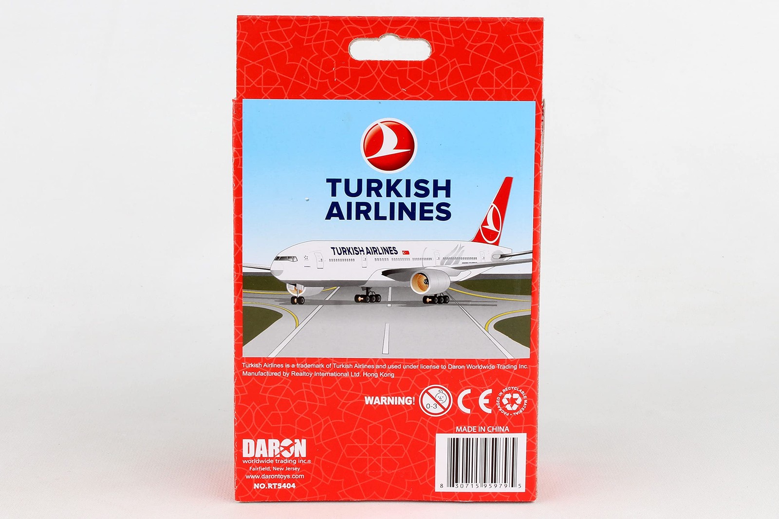 Daron Turkish Airlines Single Plane RT5404 Medium