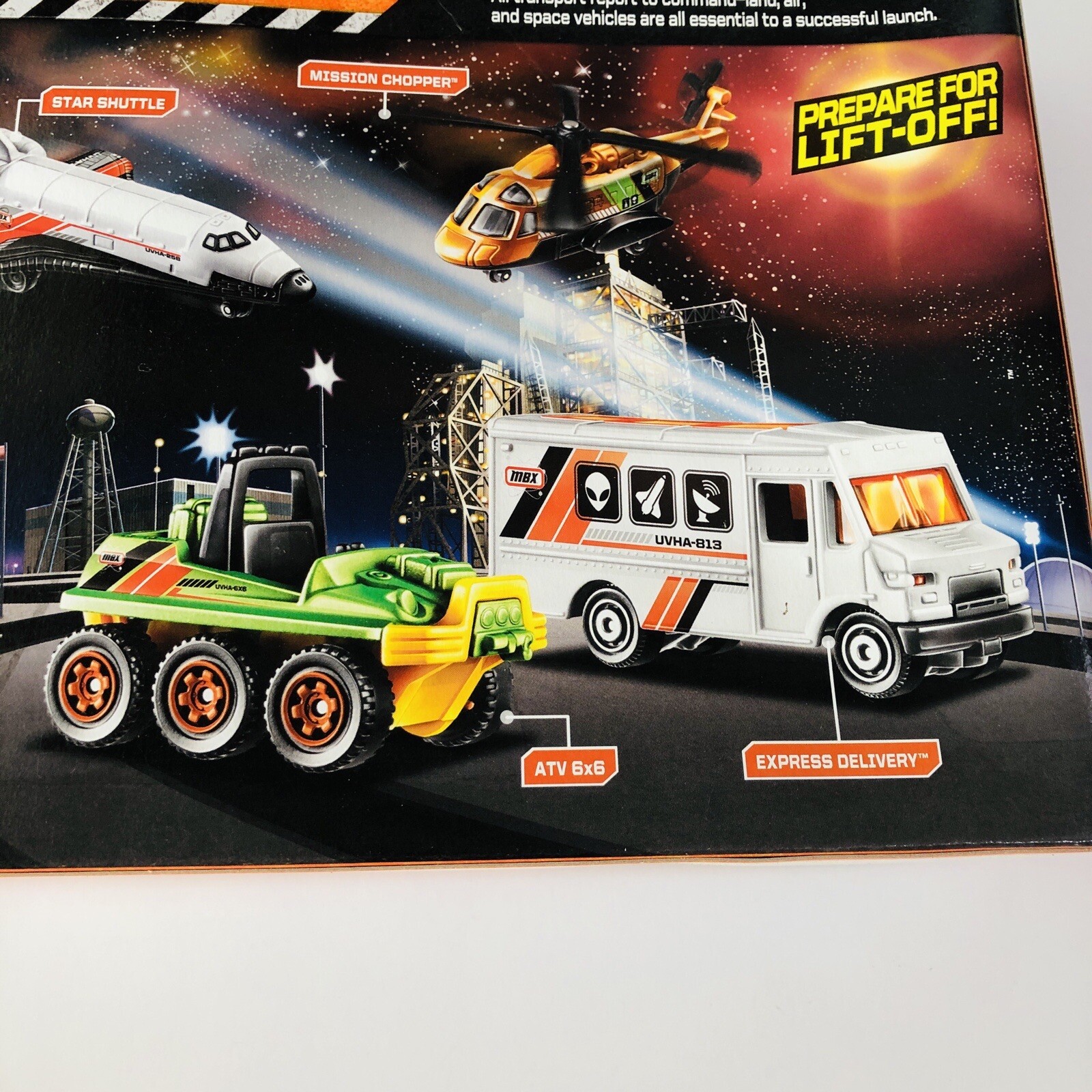 MATCHBOX MISSION FORCE SPACE STAR SHUTTLE CHOPPER TANKER ATV 5 PACK New 2014