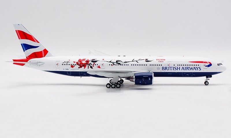 1:200 32CM ARD BRITISH AIRWAYS BOEING 777-200 Passenger Plane Diecast Model