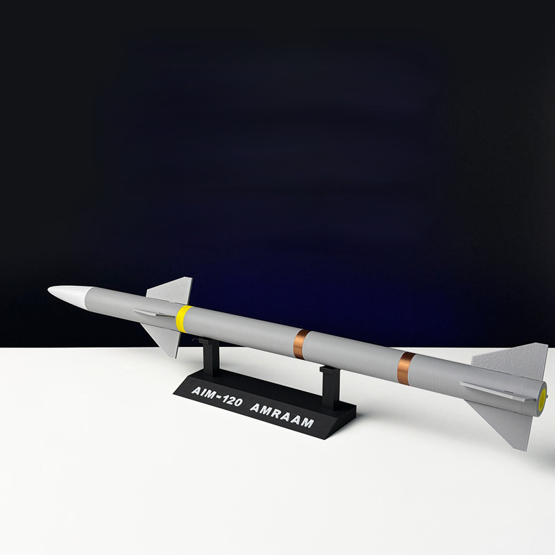 3D Printed 45cm 1:8 Military Model US Raytheon AIM-120 AMRAAM Missile Collection