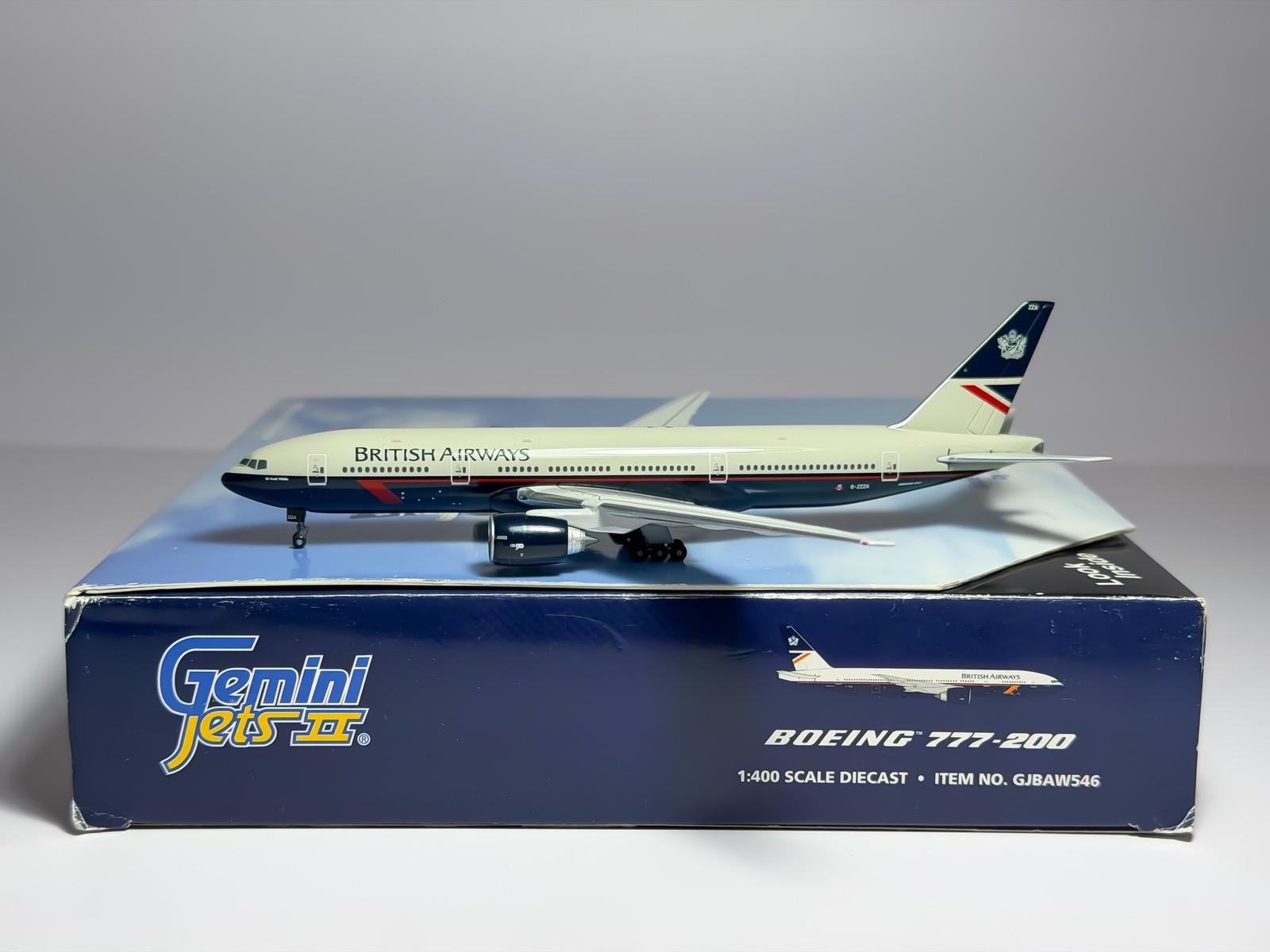 British Airways Boeing 777-200 1:400 Gemini Jets G-ZZZA (GJBAW546)