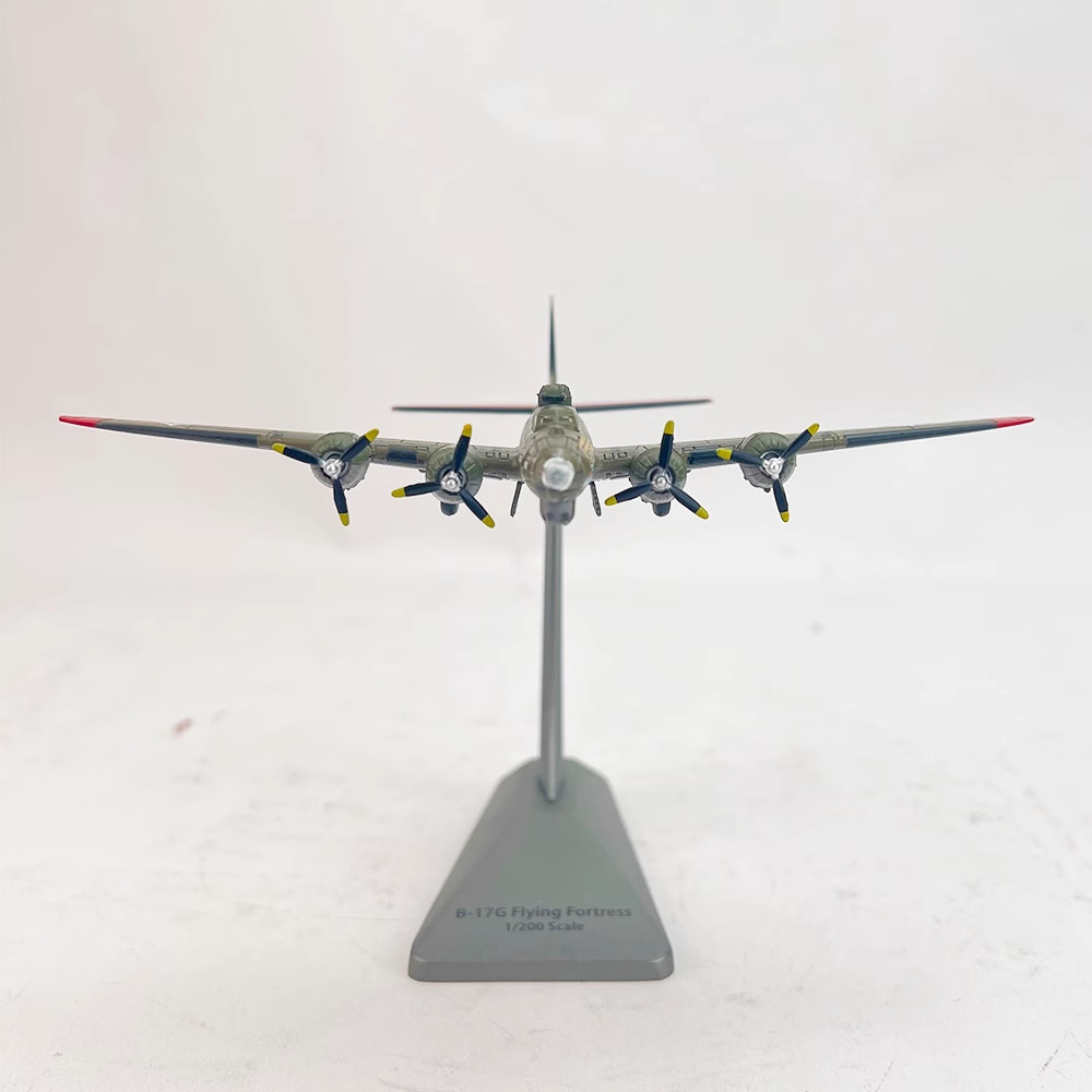 AF1 1/200 Us B-17g Flying Fortress Bomber 91st Bg,323rd Bs Diecast Model