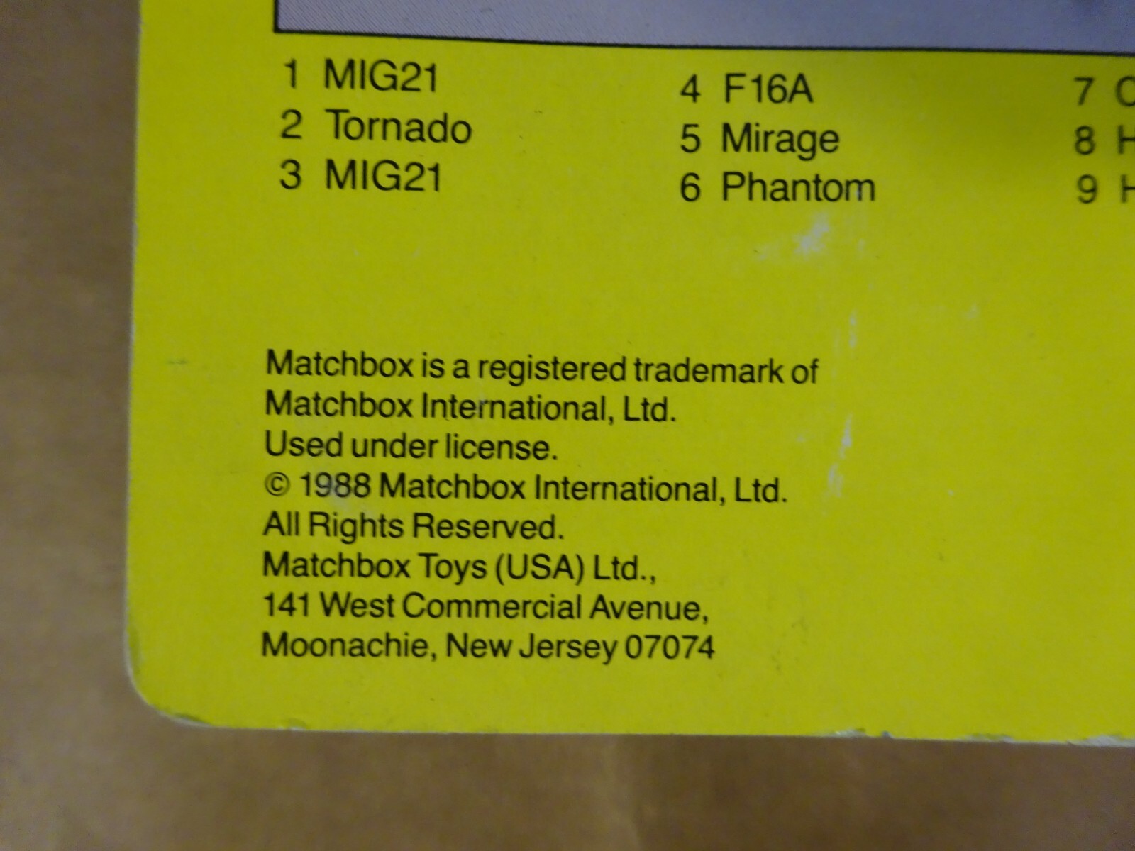 Vintage 1988 Matchbox Sky Busters Mission Chopper SB12 Military Aircraft