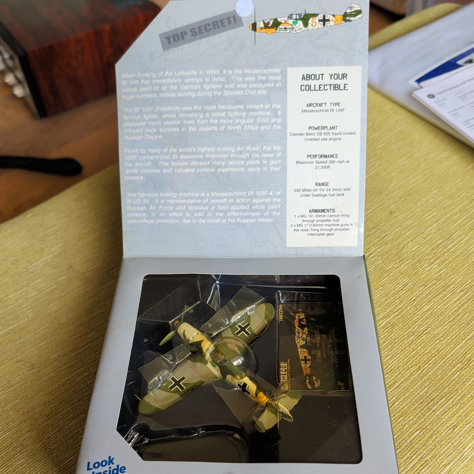 Gemini Aces MESSERCHMITT Bf109F-4 III./JG 54 Russian Front Winter 1944 GALFT3001
