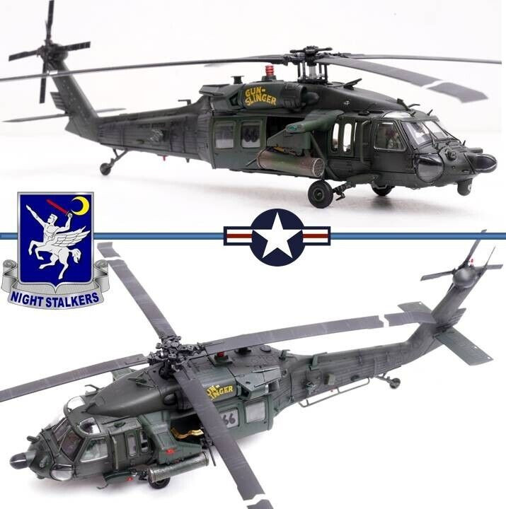 Panzerkampf 1:72 14056PA Sikorsky MH-60L Black Hawk US Army Gunslinger Mogadishu