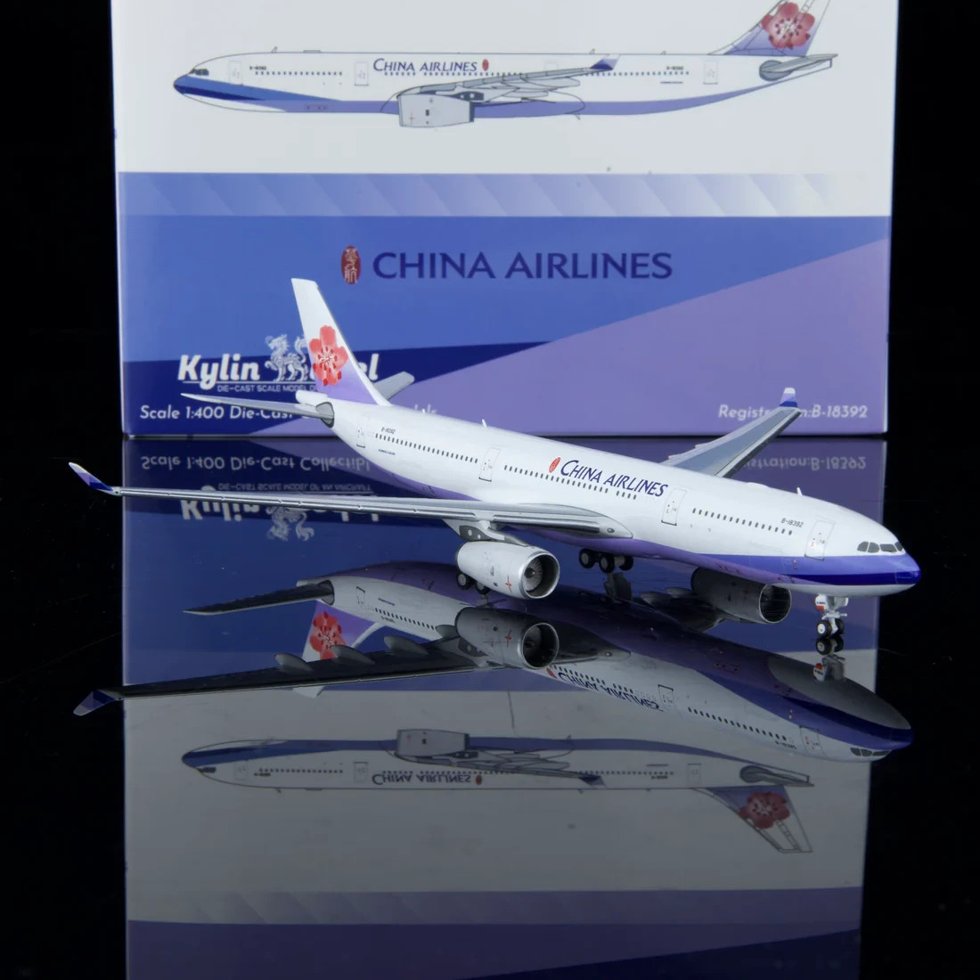 Kylin Models 1:400 China Airlines Airbus A330-300 B-18392 K333CAL01