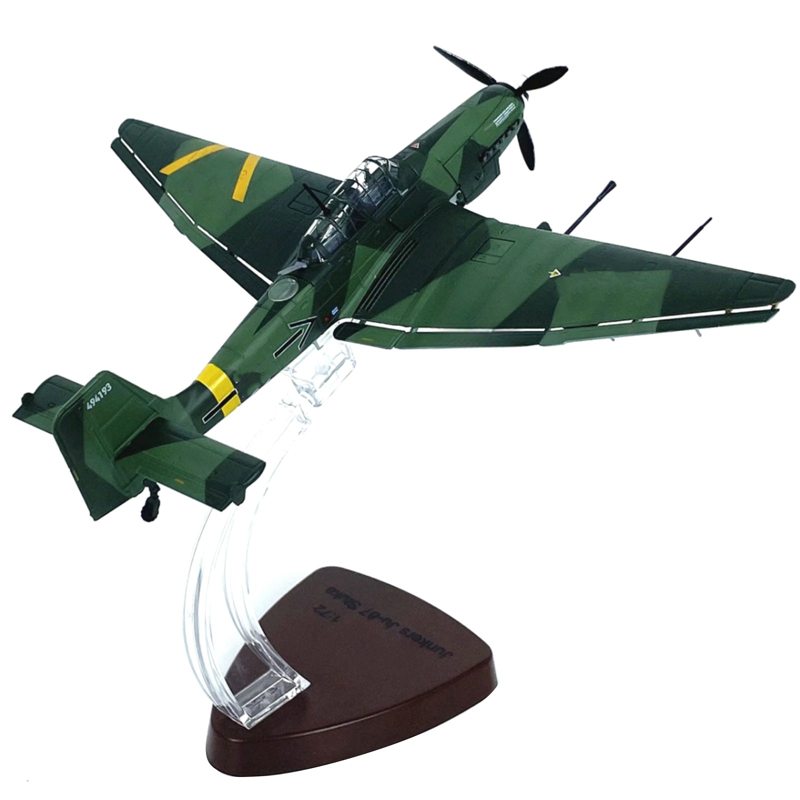1/72 Scale Diecast Alloy German Stuka JU-87G2 Attack Plane Simulation Model